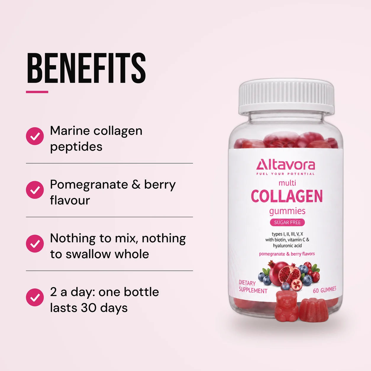 Multi Collagen Gummies benefits