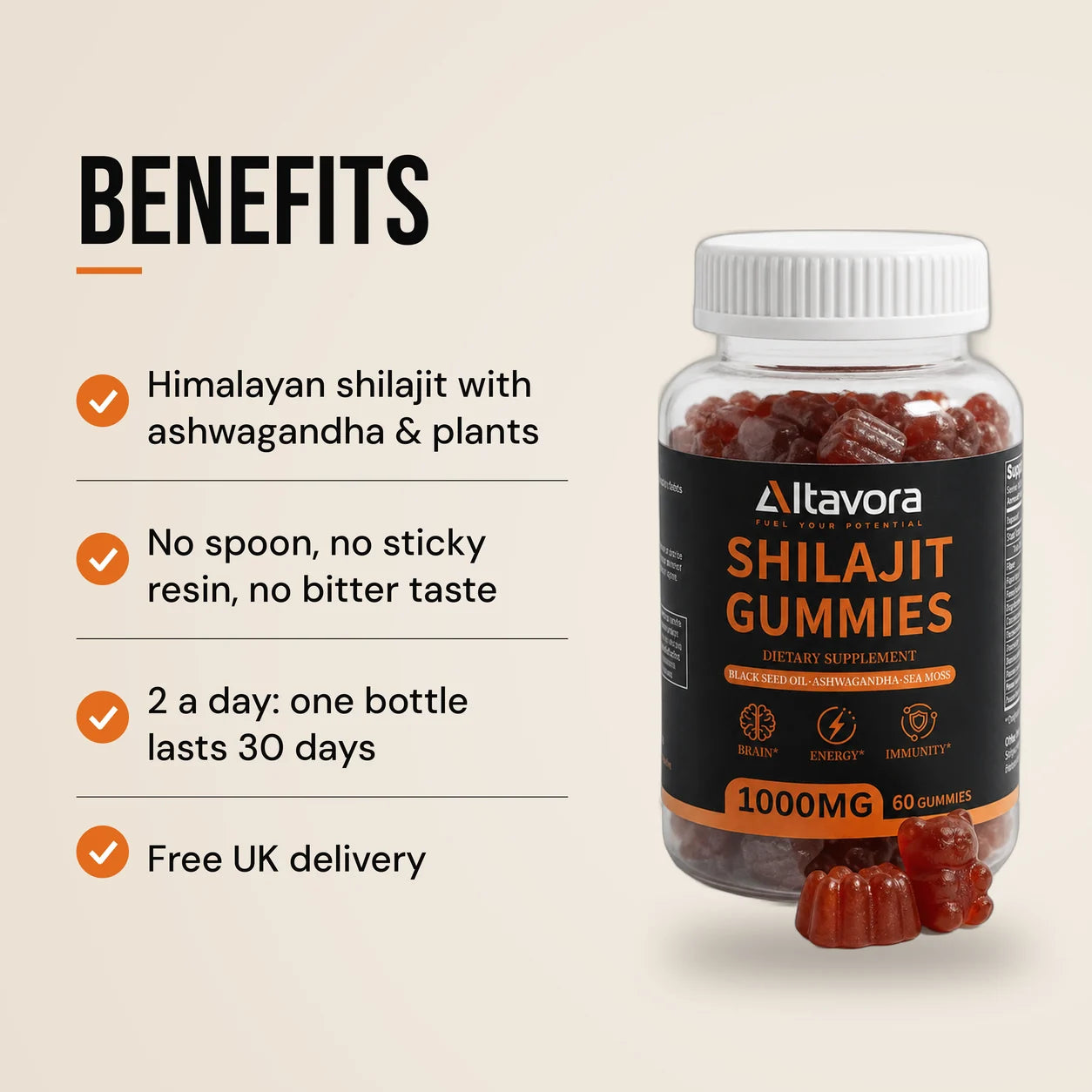 Shilajit Gummies benefits